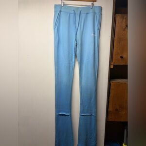 Light Blue Men's Super stacked Jogger